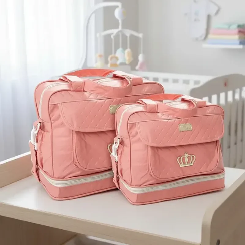 Kit Maternidade Bolsa E Frasqueira Menino Menina Mave