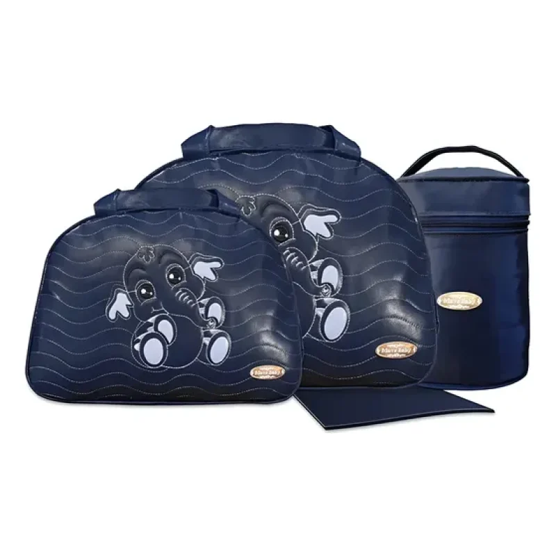 Kit Maternidade Sacola Frasqueira Trocador Bolsa Térmica