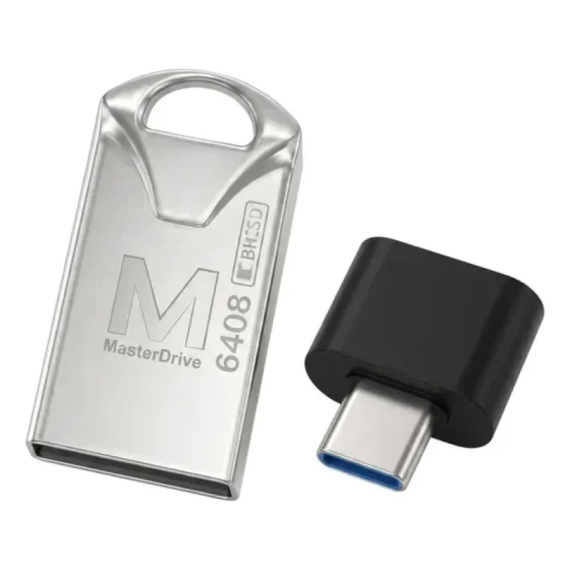 Kit Pen Drive 64gb Masterdrive Original + Adaptador Celular