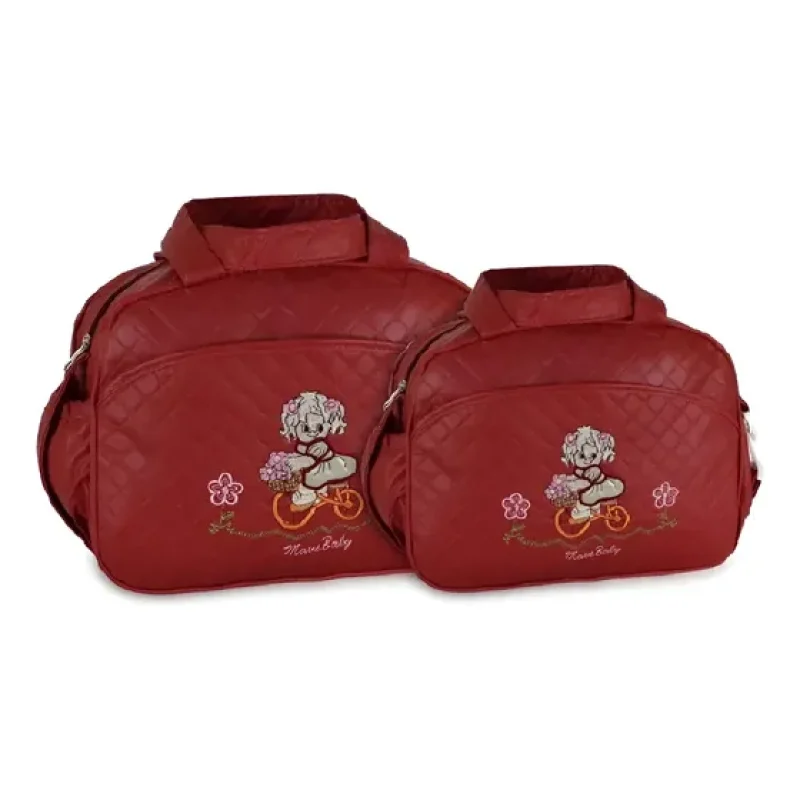 Kit Sacola E Frasqueira Bebê Vinicron Courino