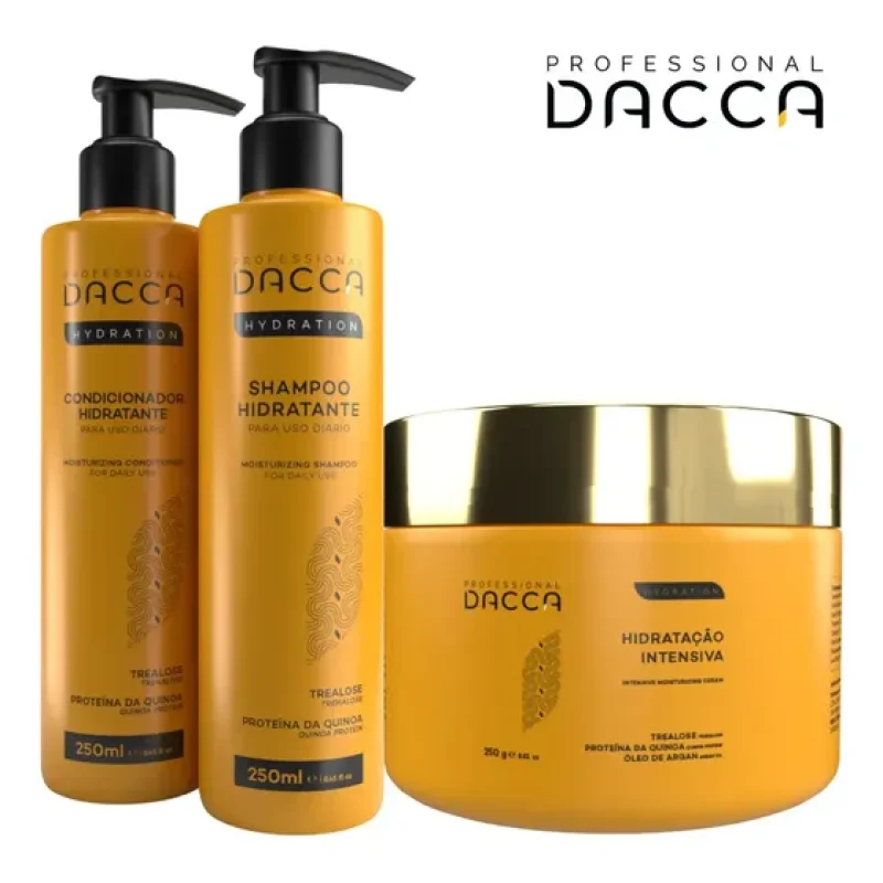 Kit Shampoo Condicionador Máscara De Hidratação Profissional