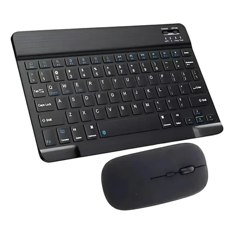 Kit Teclado E Mouse Sem Fio Bluetooth Tablet Compatível Com Android Ios E Windows Beexcellent