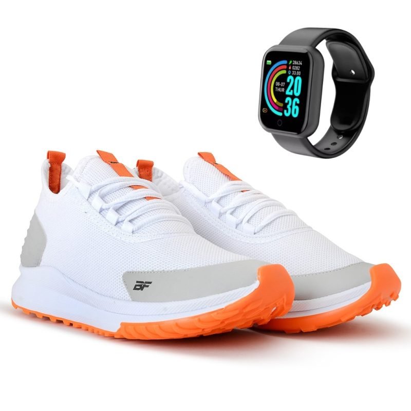 Kit Tênis BF Shoes Ultra para Academia Masculino Esportivo Treino Caminhada + Smartwatch D...