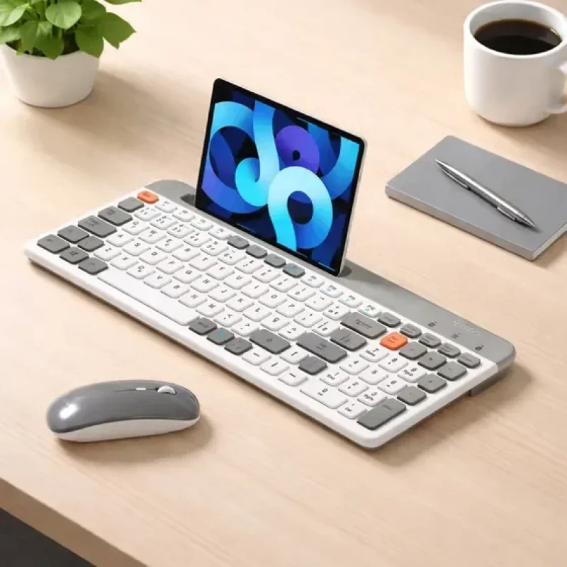 Kits De Teclado E Mouse Com Sem Fio 2400dpi Bluetooth 2.4g
