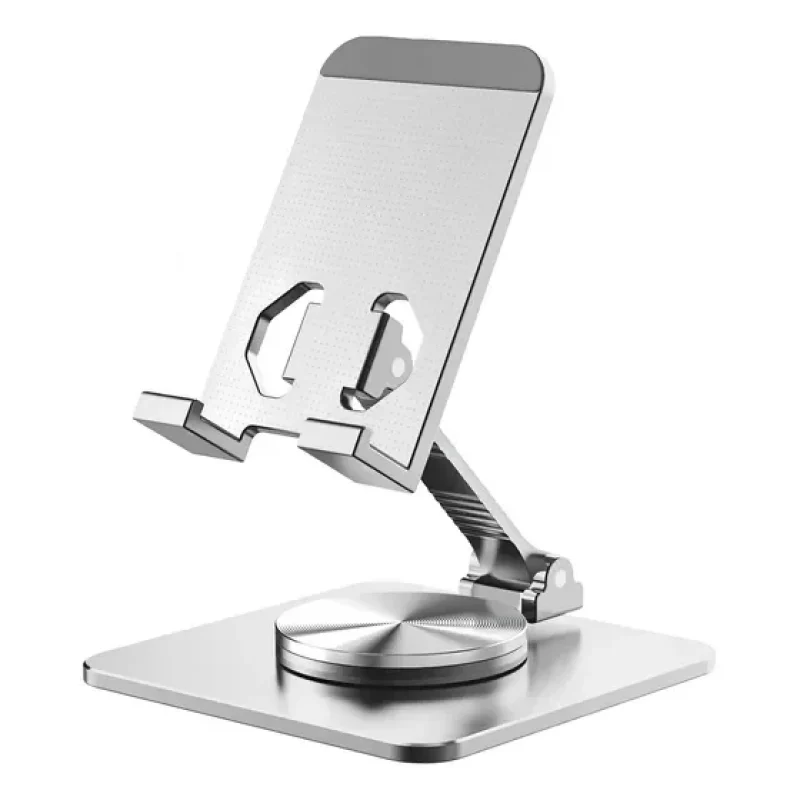 Liga De Alumínio Suporte De Mesa Para Celular Giratório 360°