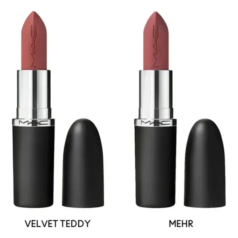 Lip Combo: Batons Matte - Velvet Teddy + Mehr Velvet Teddy; Mehr