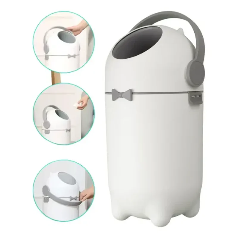 Lixeira Antiodor Fraldas Bebe Lixo Magico Anti Odor