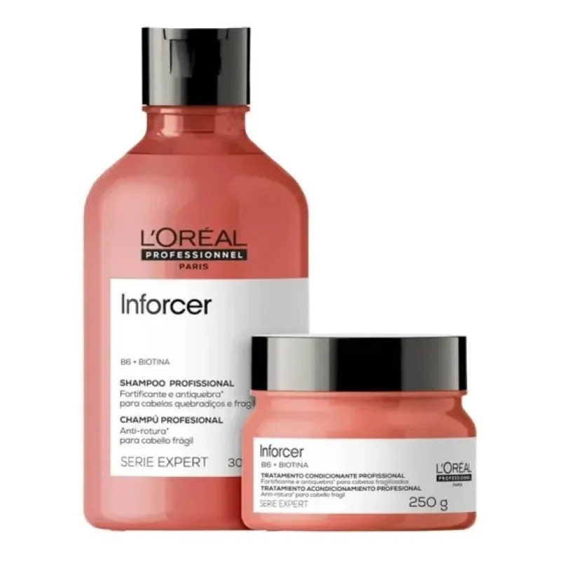 L'oréal Professionnel Inforcer Kit Shampoo + Máscara 250ml