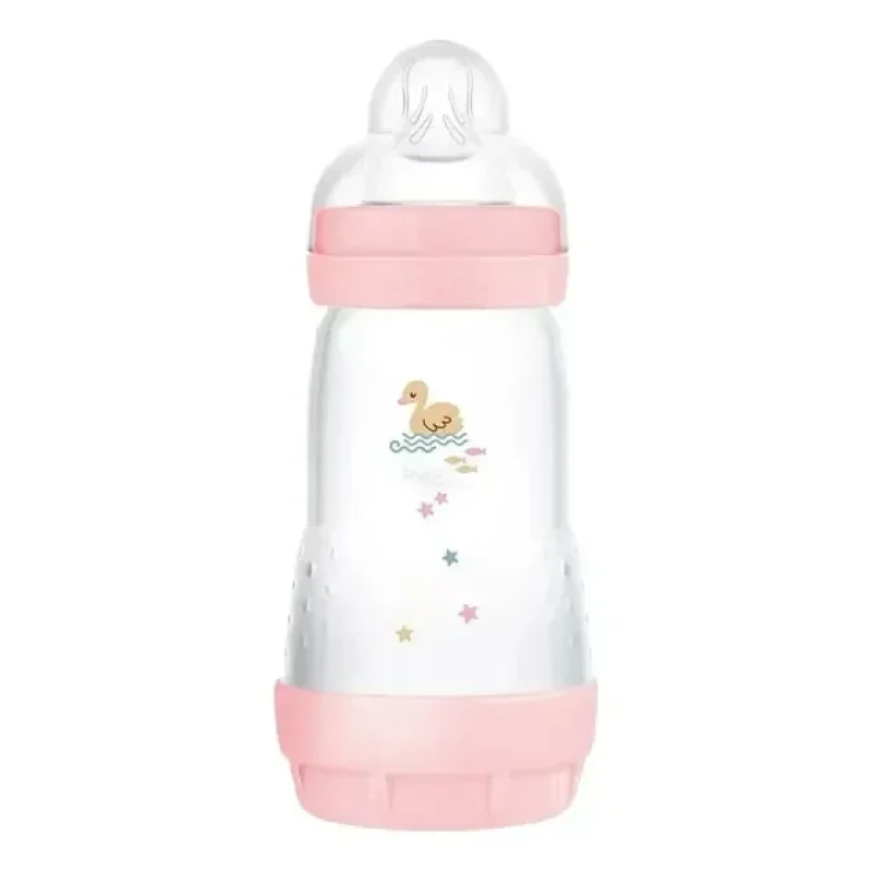 Mamadeira Mam Easy Start 320ml - Embalagem Unitaria Rosa