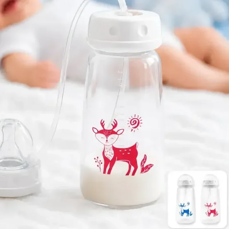 Mamadeira Mãos Livres 150 Ml Com Mangueira Bebê