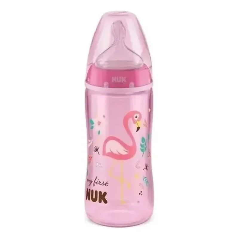Mamadeira My 1st First Choice 300ml 6m+ Rosa - NUK