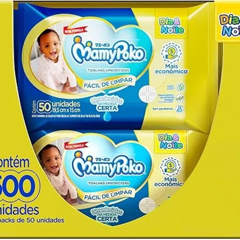 MamyPoko Lenços Umedecidos DiaNoite 500…