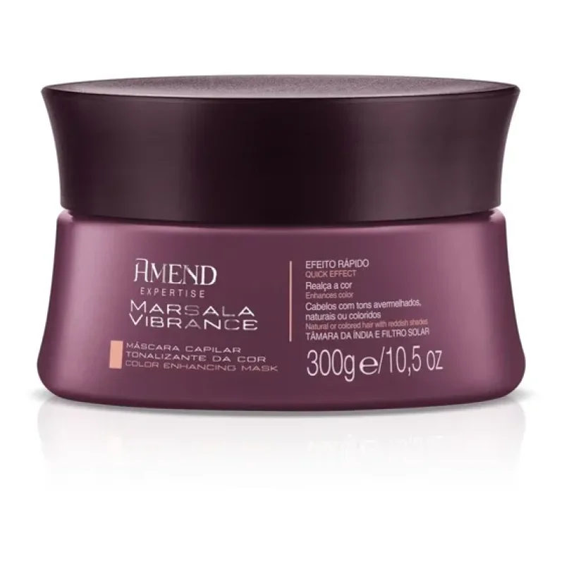 Máscara Matizadora Marsala Vibrance - Amend 300g
