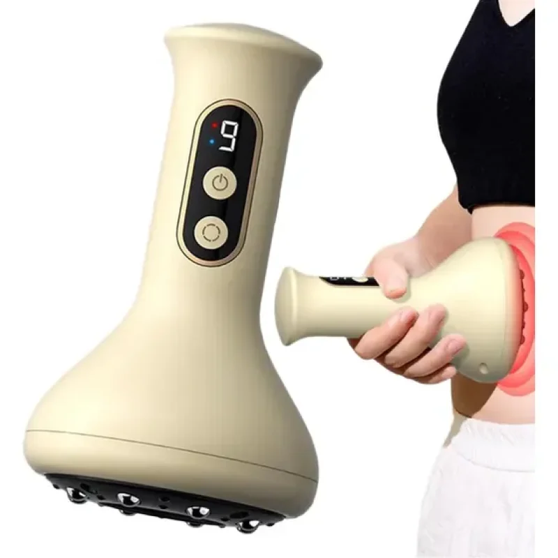 Massageador Ventosa Elétrica Sucção E Aquecimento 9 Níveis