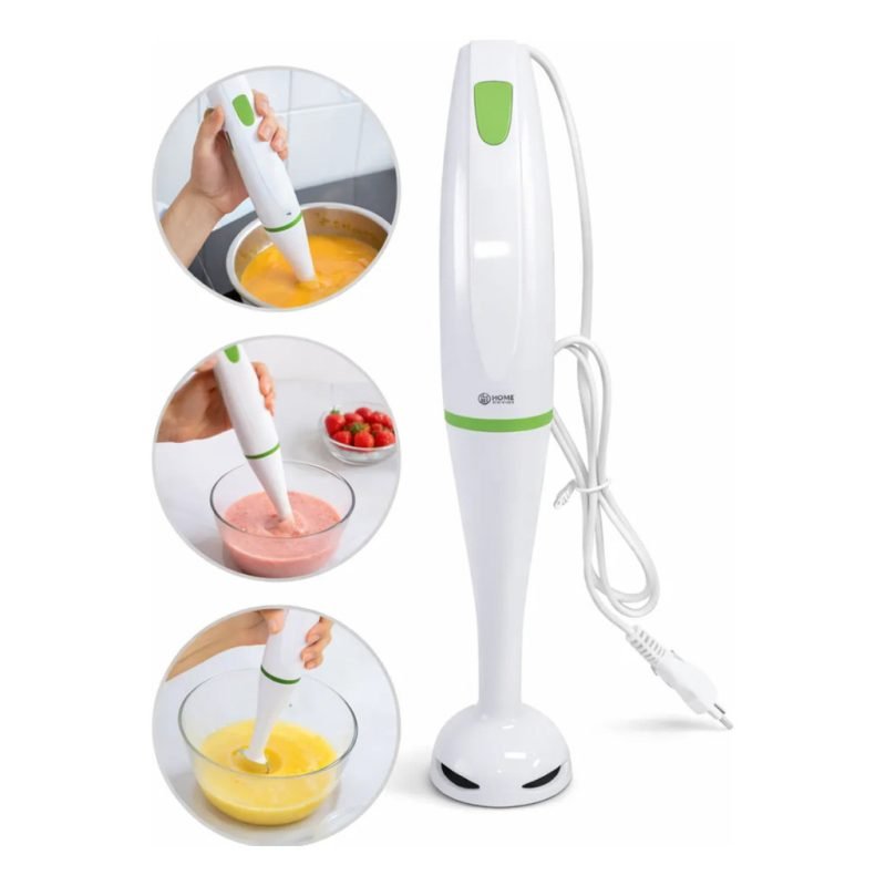 Mixer Elétrico Potente Liquidifciador de Mão Para Vitaminas Batidas Tritura Alimentos Cozi...