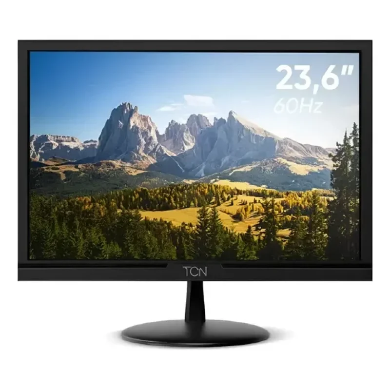 Monitor 23.6 Tcn Oneview Led Fullhd 60hz Hdmi/vga Preto