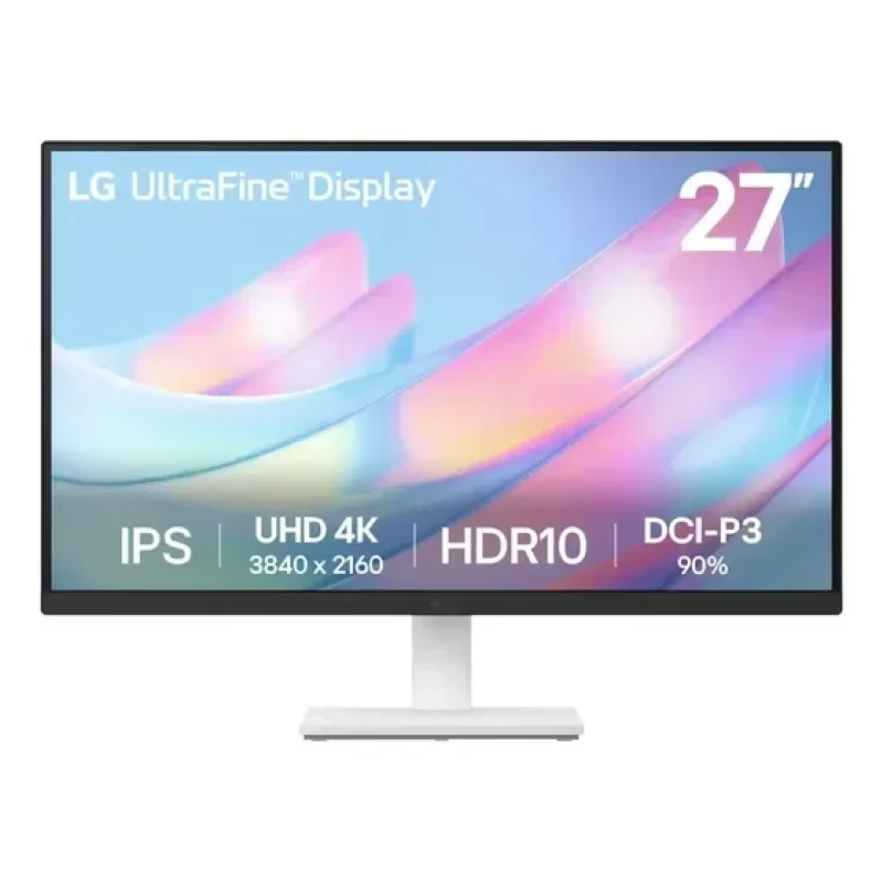 Monitor LG UltraFine™ - Tela IPS UHD 4K 27", HDR10, DCI-P3 90%, Dynamic Action Sync – 27US500-W