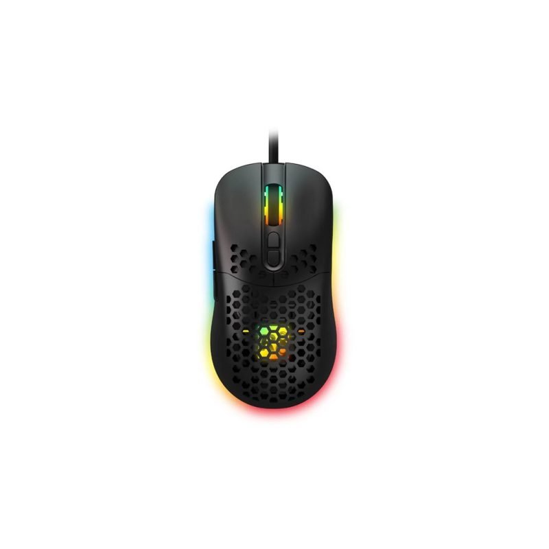 Mouse Gamer RGB 7 Botões 7200 DPI SOFT PRO 1619B R8