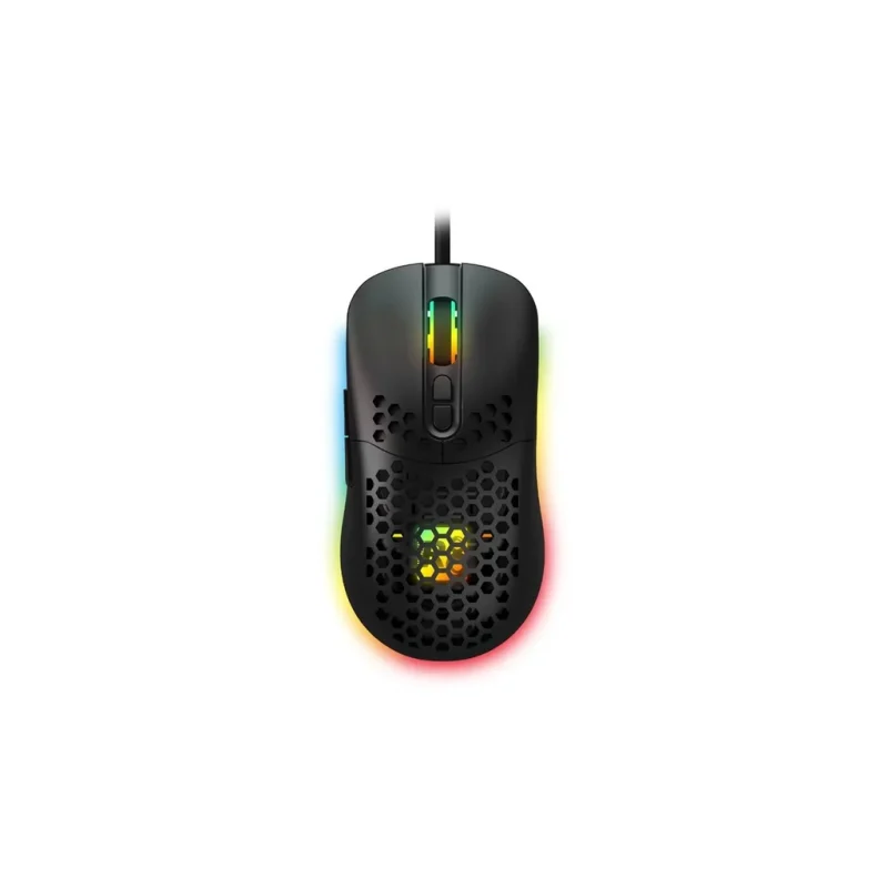 Mouse Gamer RGB 7 Botões 7200 DPI SOFT PRO 1619B R8
