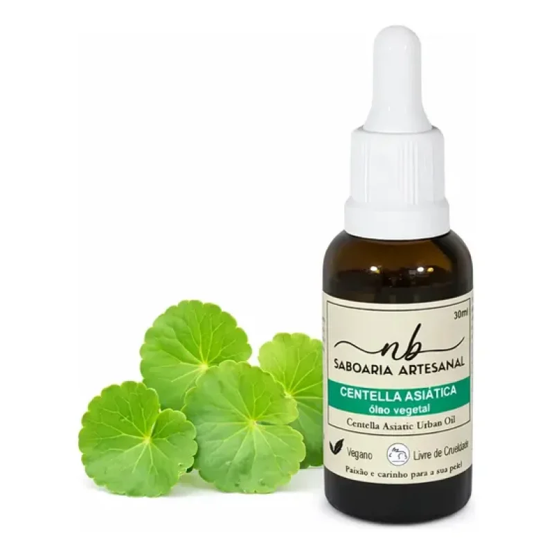 Óleo Vegetal Centella Asiática 100% Puro Corpo Rosto Cabelo Neutra