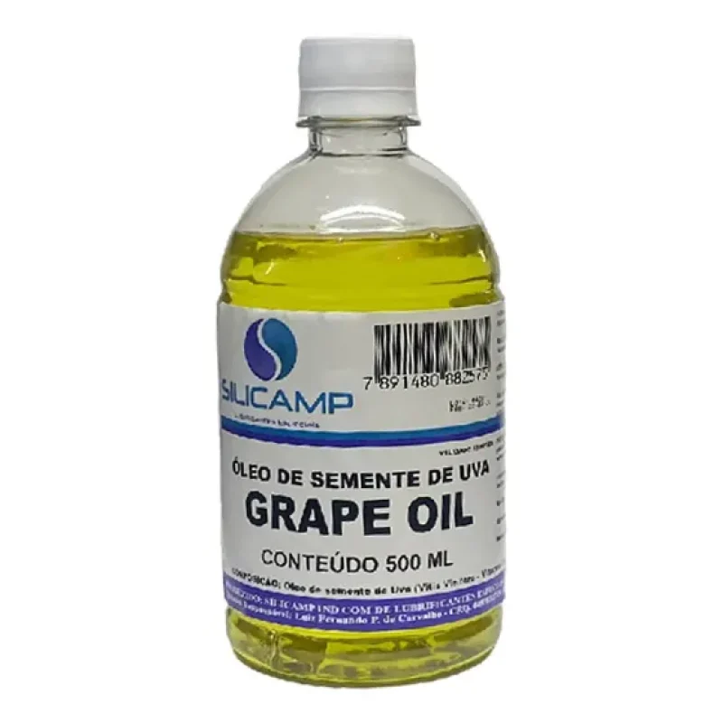 Óleo Vegetal De Semente De Uva 100% Puro E Natural 500 Ml