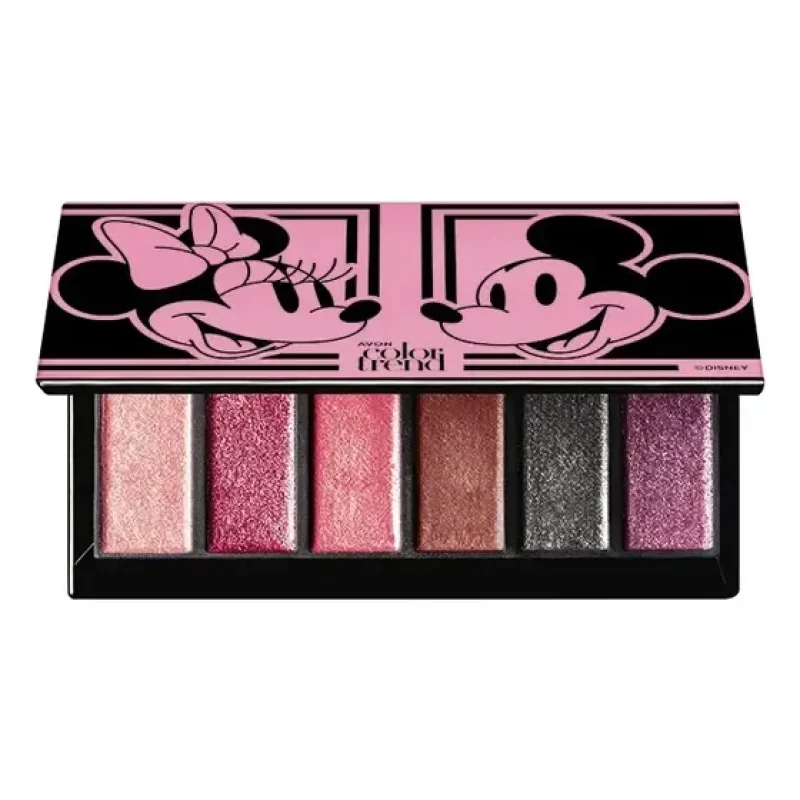 Paleta De Sombras 4,2g Coleção Disney Avon Rosa
