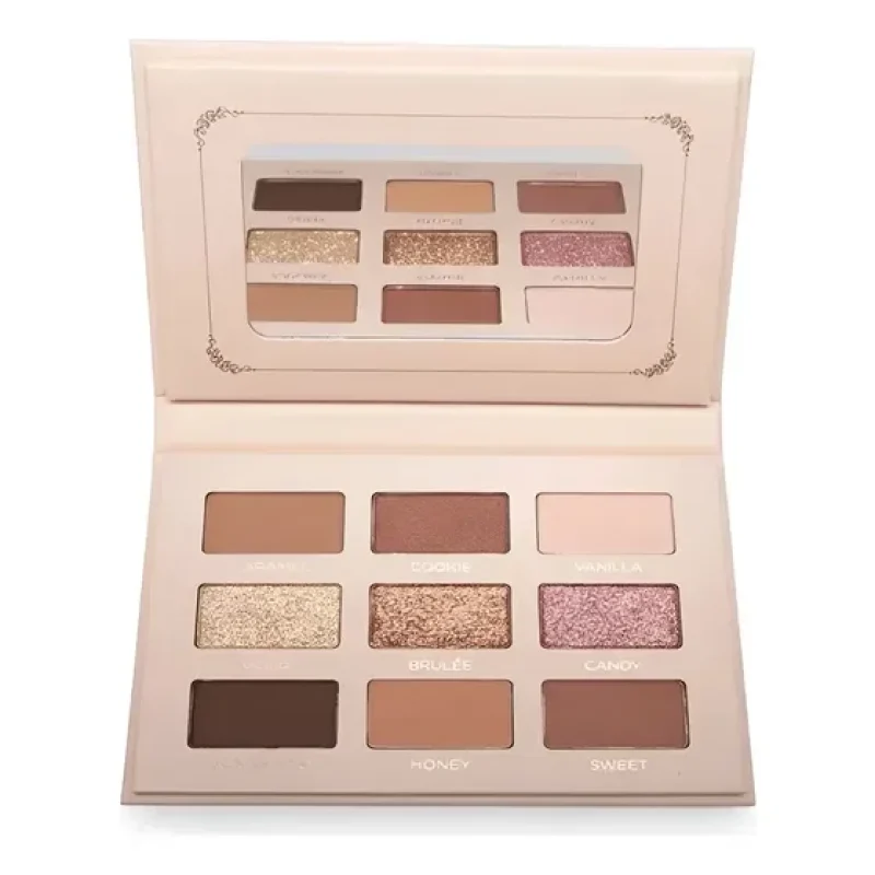 Paleta De Sombras 9 Cores Chocolate Glam - Pramaquiar Cor Marrom-claro