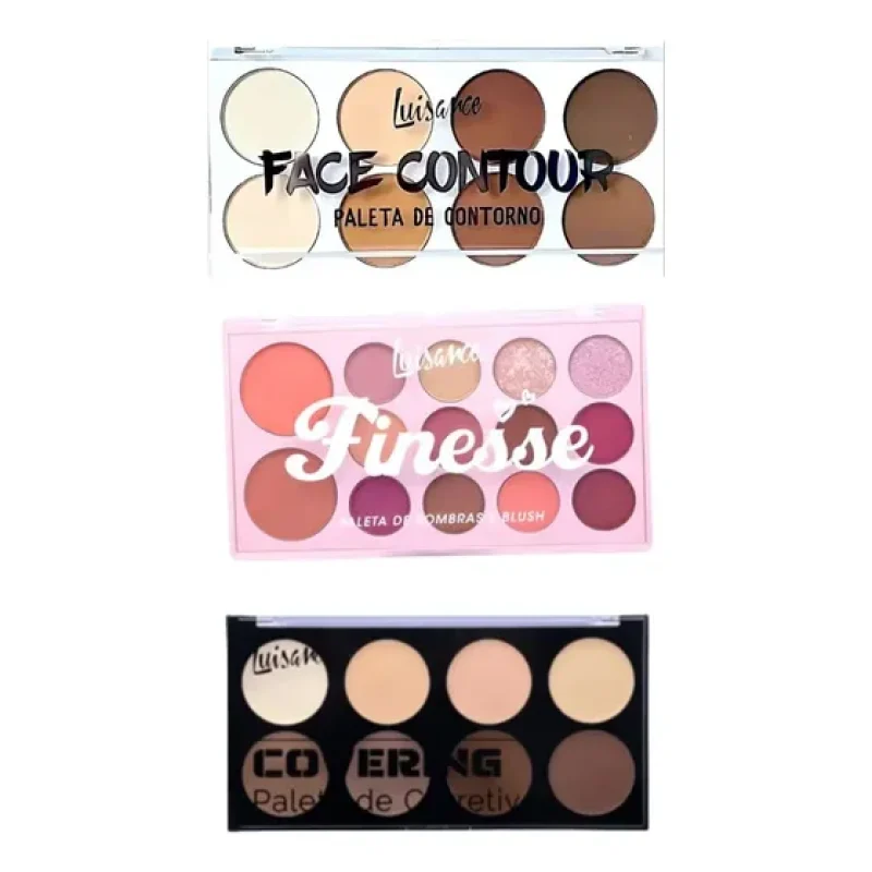 Paleta De Sombras Luisance Facial Feminino 3 Cores