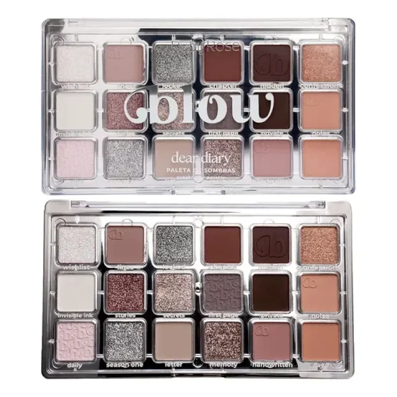 Paleta De Sombras Ruby Rose Blow Dear Diary Hbe2207 (TONS FRIOS)