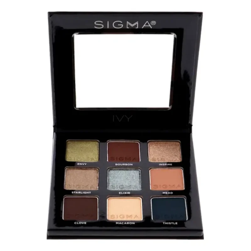 Paleta De Sombras Sigma Ivy Com 9 Sombras Para Mulheres