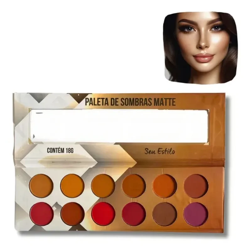 Paleta Sombras Matte Ludurana