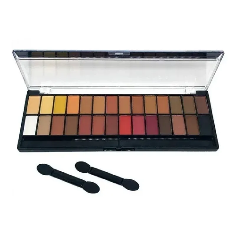 Paleta de Sombras 28 Cores Tons Nude e Quentes Belle Angel | B013-1