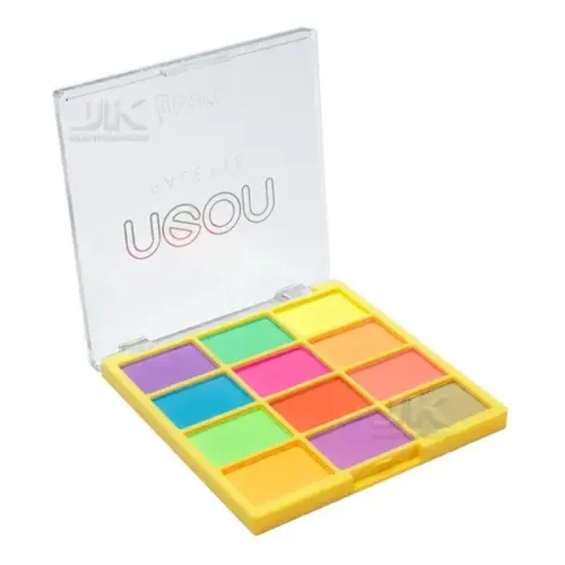 Paleta de Sombras Neon Luisance 12 Cores Fosco Modelo L3112