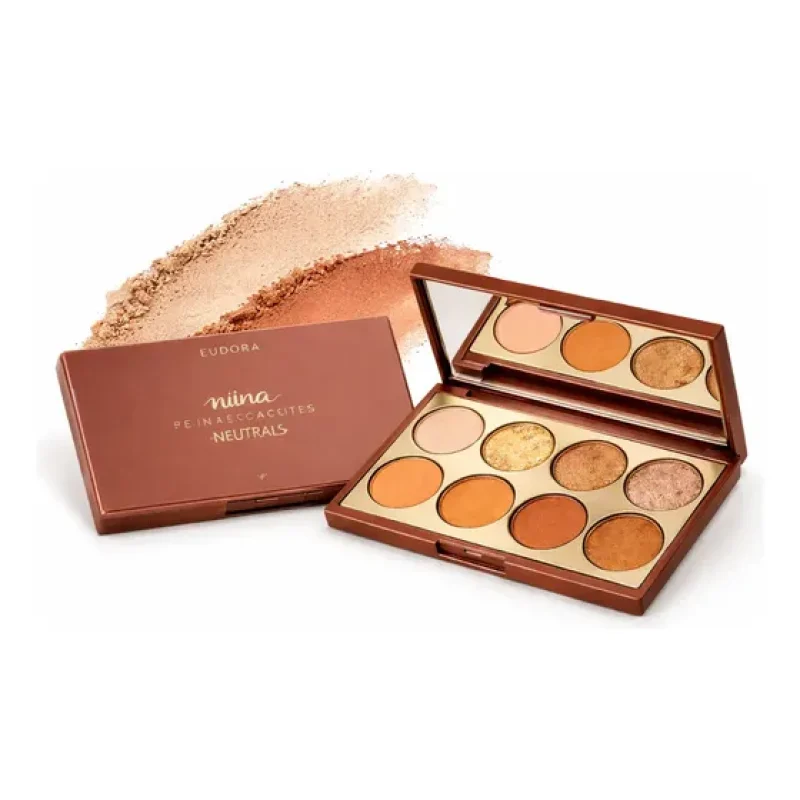 Palette De Sombras Maquiagem Cor Neutra Niina Secrets Eudora
