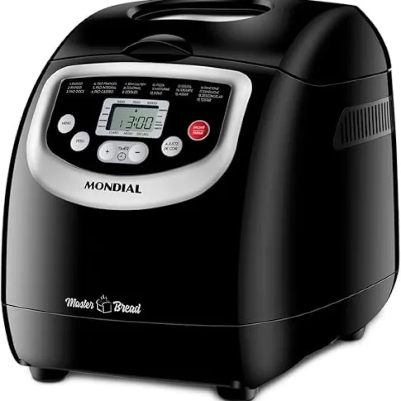 Panificadora Automática Master Bread, Mondial, Preto…