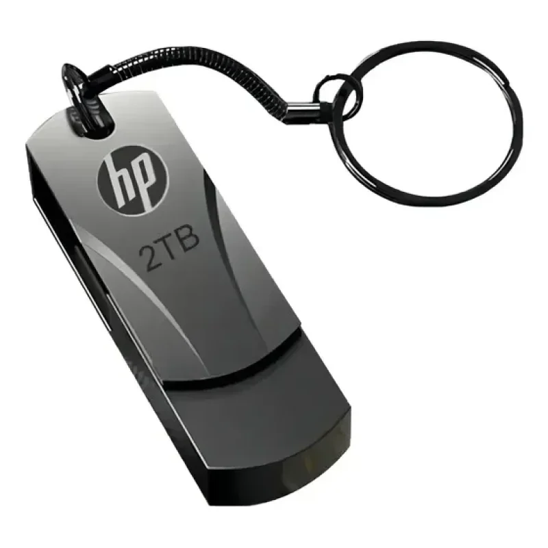 PenDrive HP 2TB Metal Inteligente Cor Preta - Alta Velocidade