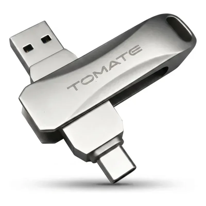 Pendrive 128gb 2 Em 1 Usb 3.0 Tipo C Otg Ultra Rápido Metal