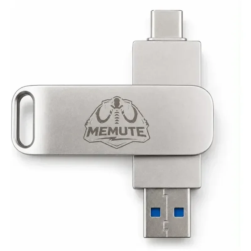 Pendrive 128gb 2 Em 1 Usb 3.0 + Tipo-c Celular E Pc Cor 128g