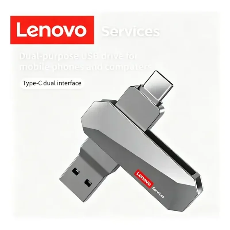 Pendrive Lenovo Usb 3.2 Dual Usb-a E Tipo-c
