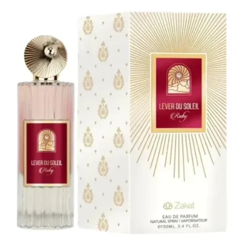 Perfume Feminino Zakat Lever Du Soleil Ruby Eau De Parfum 80ml
