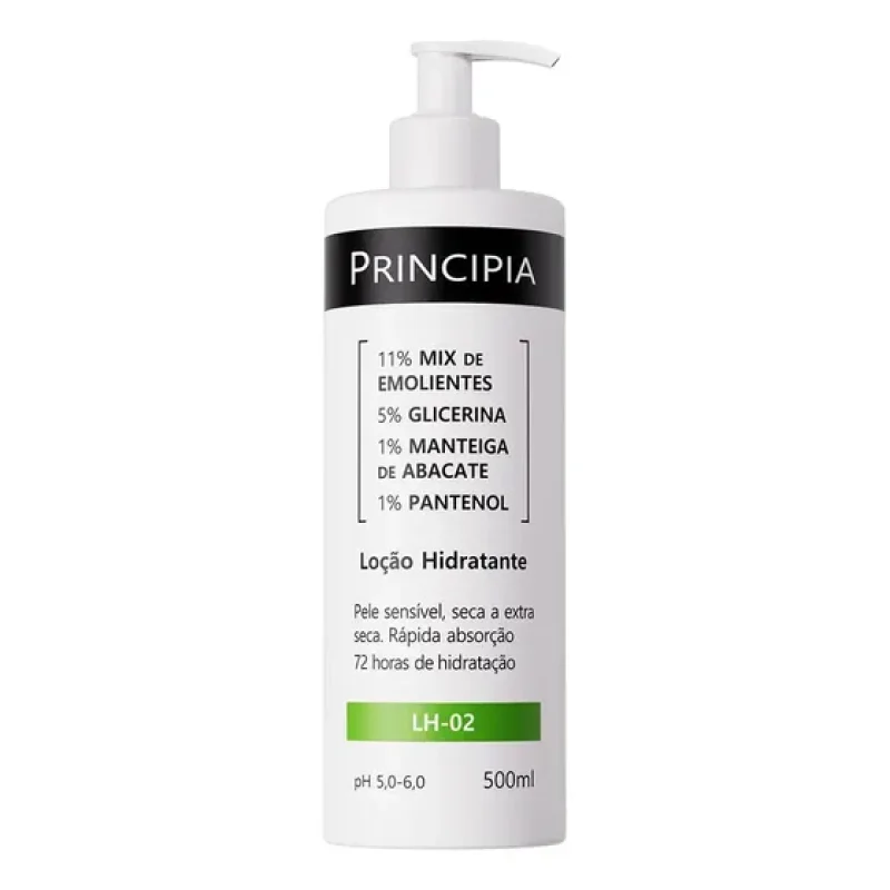 Principia Loção Hidratante Lh-02 500ml Sem Fragrância