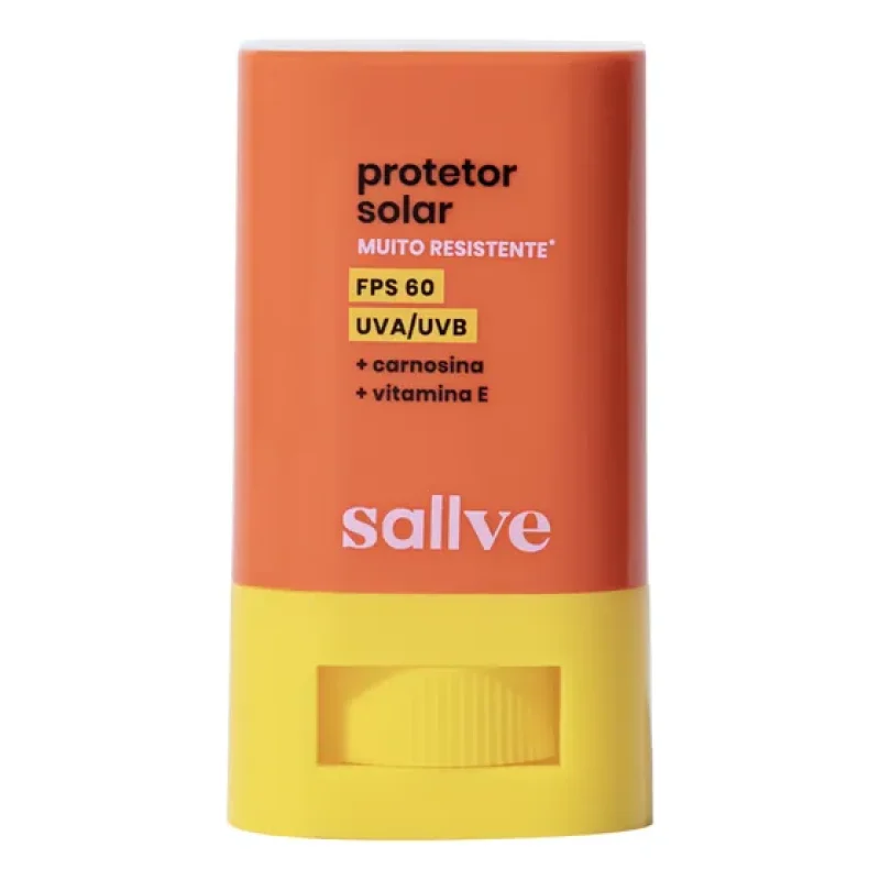 Protetor Solar Bastão FPS 60 Sallve 15g