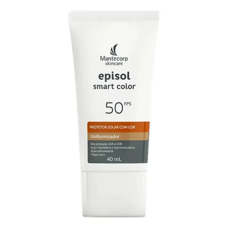 Protetor Solar Episol Smart Color Uniformizador Fps50 40ml