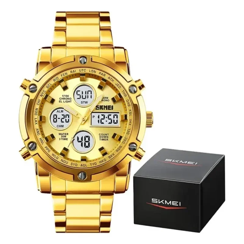 Relógio Masculino Skmei 1389 Prova D'água Digital Nf Esporte