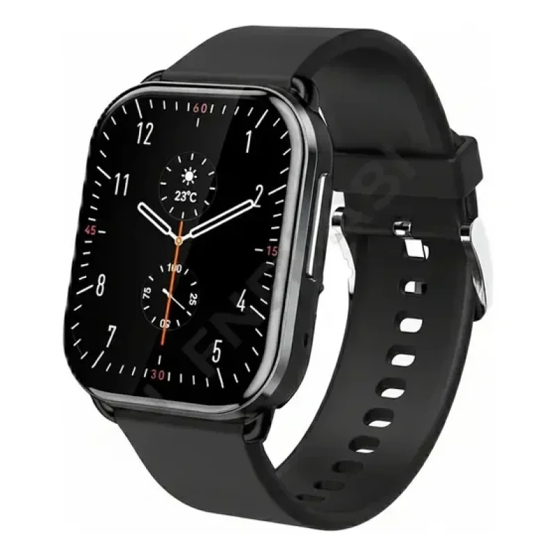 Relógio Smartwatch Qcy Watch Gs S6 Bluetooth Ipx8 Cor Preto Cinza-escuro