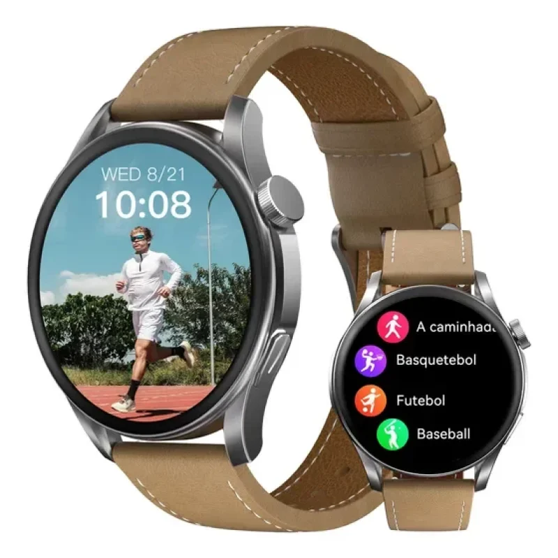 Relógio Strava Smartwatch Masculino Nfc Amoled Scykei Civer