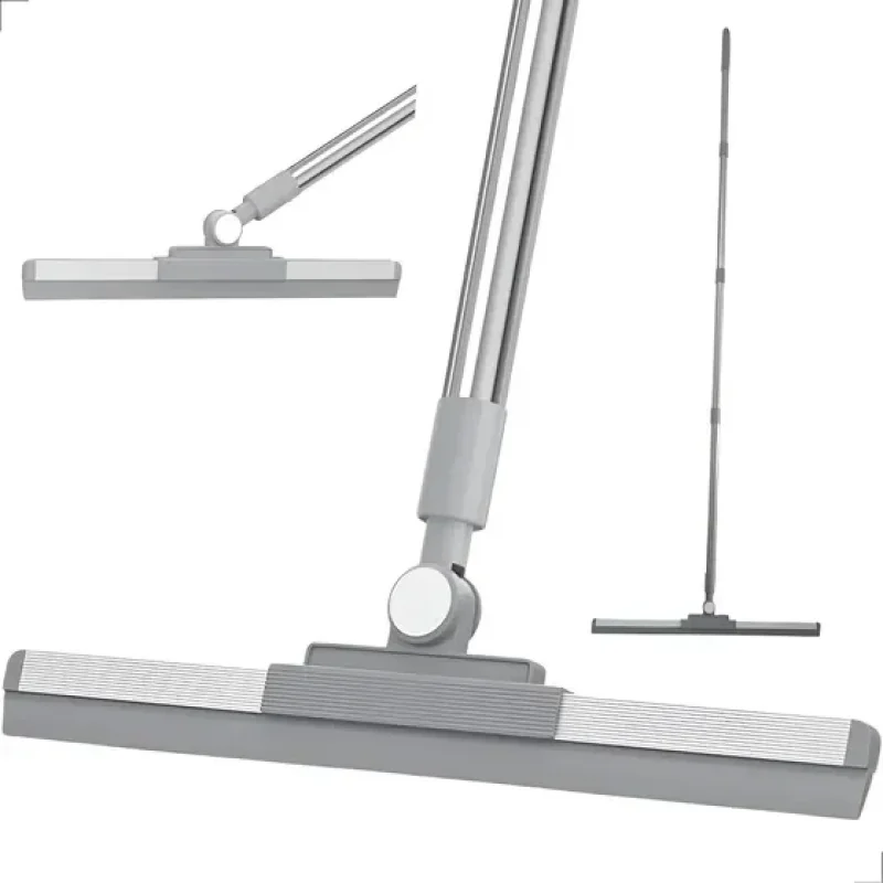 Rodo Vassoura Mágica De Silicone 51 Cm Cabo De 160cm Flytex