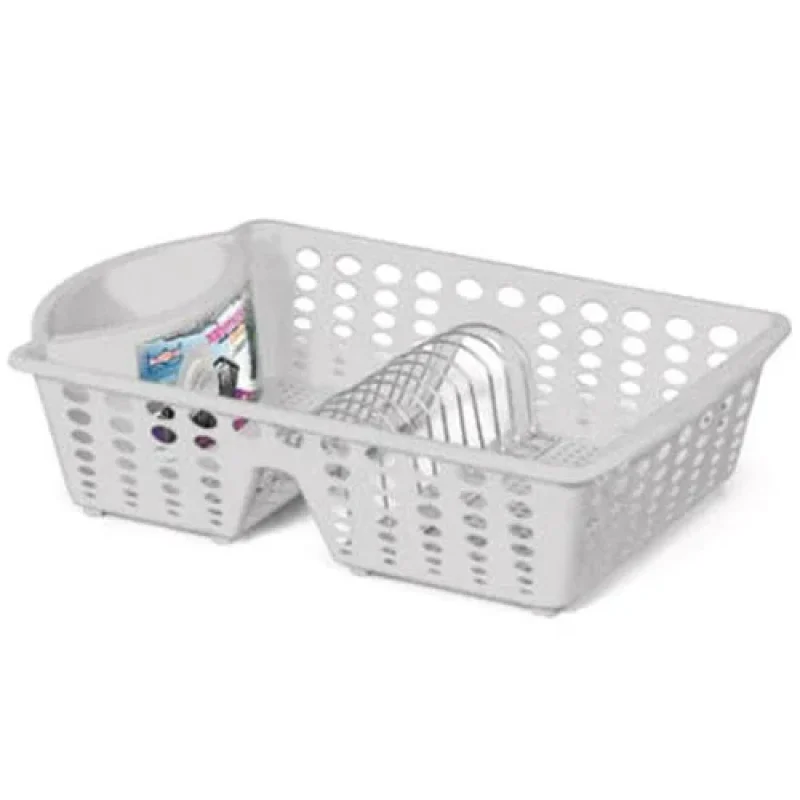 SECADOR DE PRATOS LUXURY BRANCO 53,5X36X12 CM - P/ 11 PRATOS