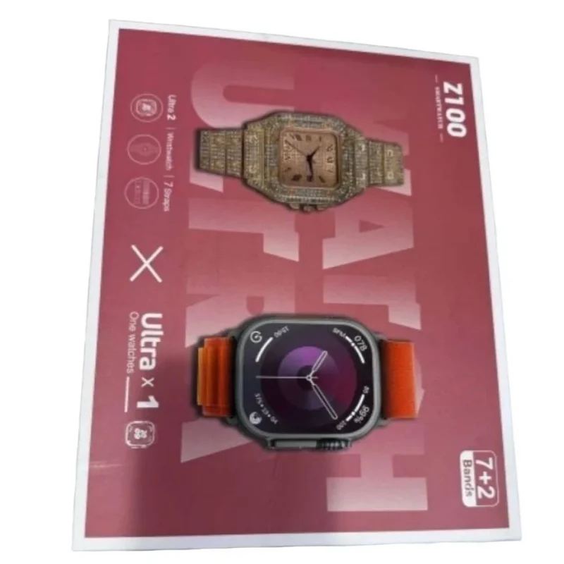 SMARTWATCH RELOGIO Z100 INTELIGENTE COM 2 RELOGIOSE 7 PULSEIRAS QUALIDADE PREMIUM