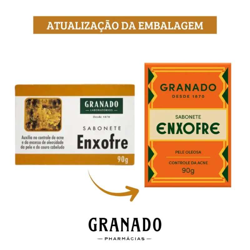 Sabonete Em Barra Granado Enxofre 90g